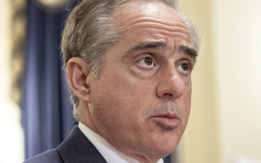VA Secretary David Shulkin answers a question during a House Veterans' Affairs Committee hearing in March, 2017.