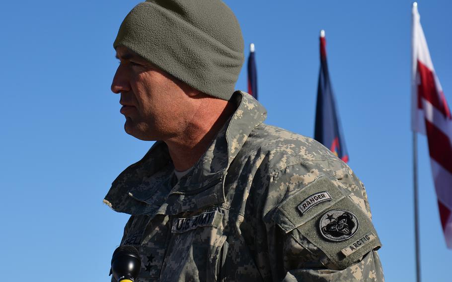 The Army Human Resources Command on Monday tweeted that Gen. James C. McConville, the service’s chief of staff, has approved the brown fleece cap as an alternative to the black cap now worn by troops.