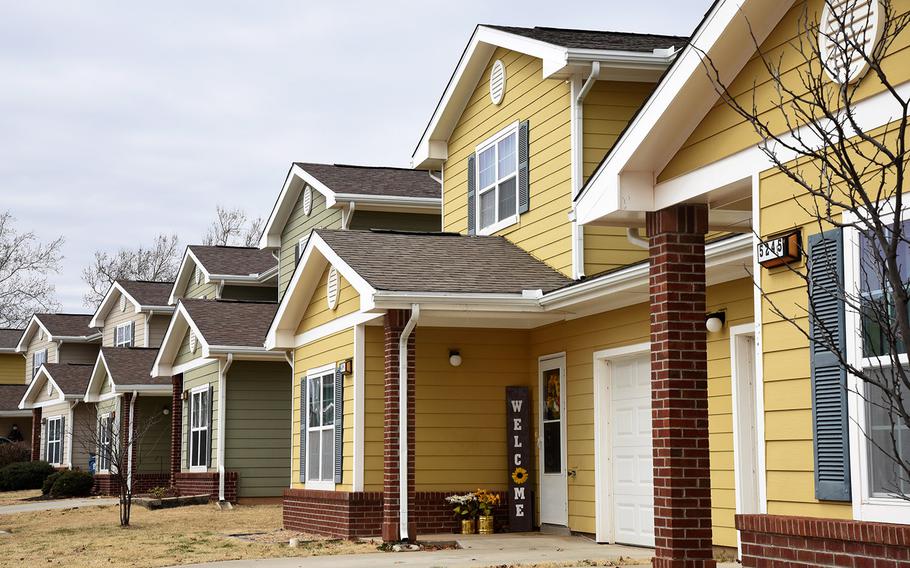 Housing units at Tinker Air Force Base, Okla.