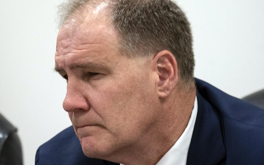 Ranking member Rep. Trent Kelly, R-Miss., listens to testimony during a House Armed Services subcommittee hearing on the Exceptional Family Member Program, Feb. 5, 2020 on Capitol Hill.