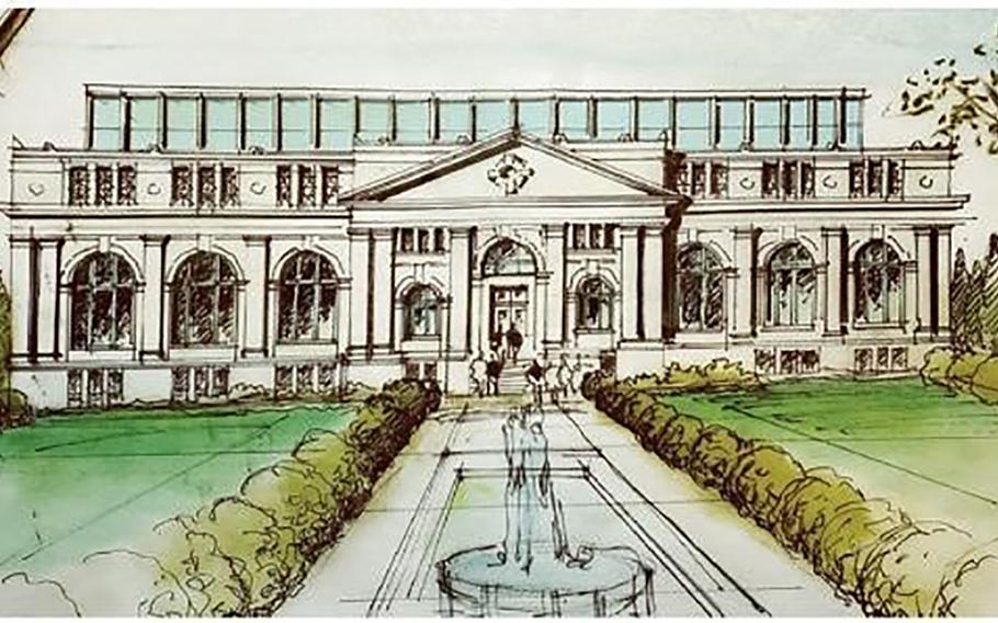 A conceptual plan of the Medal of Honor Museum proposed by the Congressional Medal of Honor Museum Foundation in Mount Pleasant, S.C. Though a final location isn't confirmed, the foundation hopes to build along the Charleston Harbor in an area called Patriots Point. 