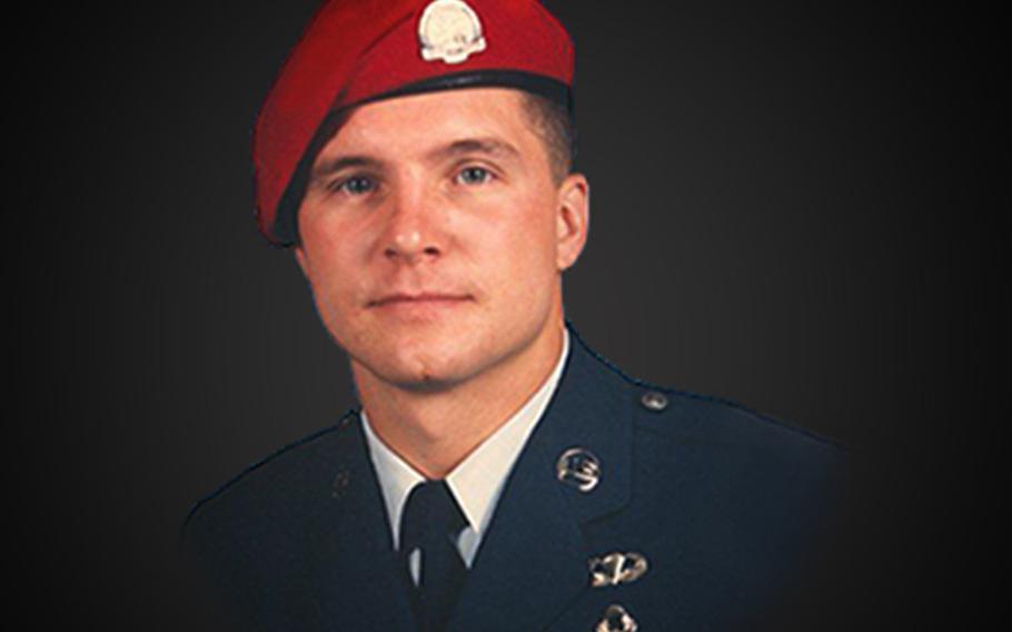 A graphic announcing that Joint Base San Antonio-Lackland will rename Medina Training Annex for Medal of Honor recipient and Air Force combat controller Master Sgt. John A. Chapman, who was killed in action during the Battle of Takur Ghar, Afghanistan in 2002.