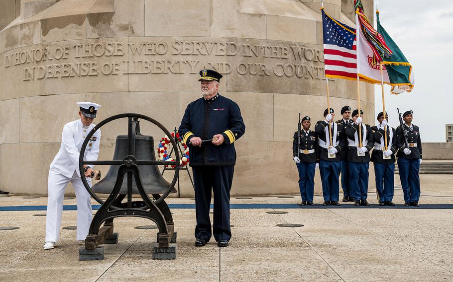 The National World War I Museum will host three online ceremonies to honor Memorial Day. The noon ceremony includes the tolling of a bell originally located at a federal building in downtown Kansas City. The bell was rung daily by the Daughters of the American Revolution during U.S. involvement in World War I.