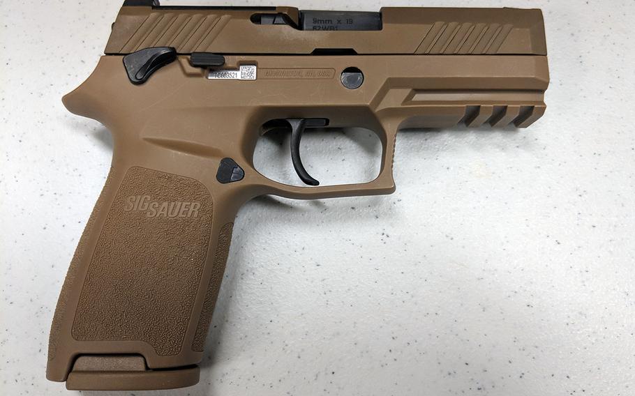 The Air Force has begun fielding the new Sig Sauer M18 modular handgun.