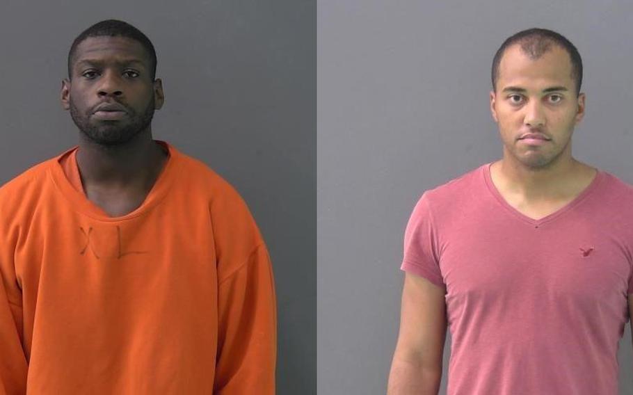 Spc. Anthony Xavier Antwon (left), 25, and Pfc. Timmy Jones Jr., 30.