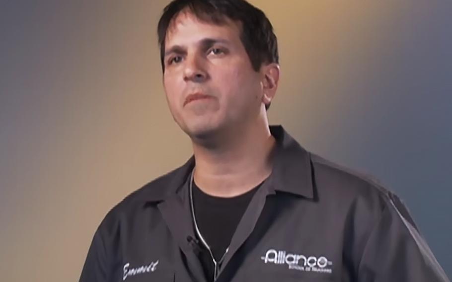 Emmit Marshall, as seen in an Alliance School of Trucking video.