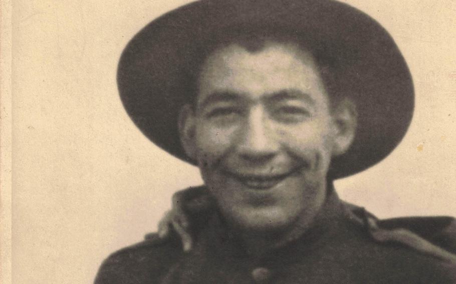 Charles McAllister poses in his World War I uniform in this undated photo.