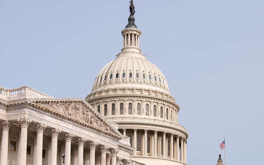 The U.S. Capitol building as seen in Washington on Sept. 15, 2020. The Senate on Friday, Jan. 1, 2021, overrode Trump’s veto of the 2021 National Defense Authorization Act by a vote of 81-13.