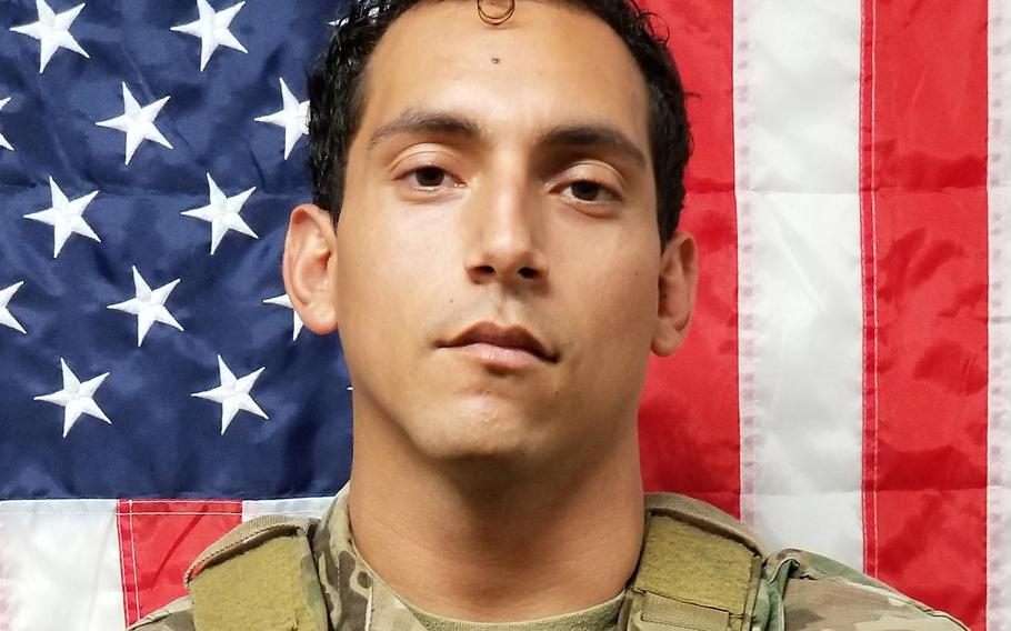 Spc. James A. Requenez, 28, of San Antonio died Thursday during Ranger School training at Eglin Air Force Base in Florida.
