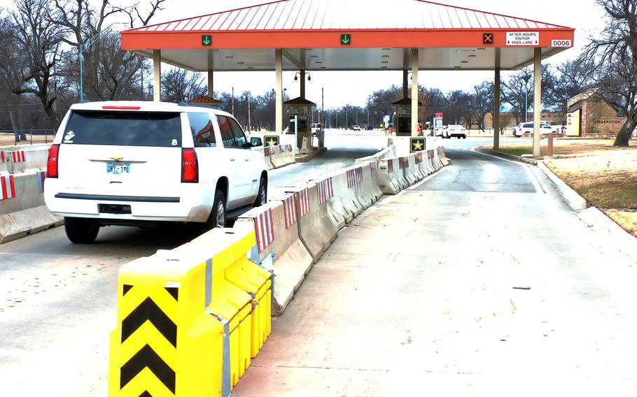  Fort Sill’s Key Gate West.