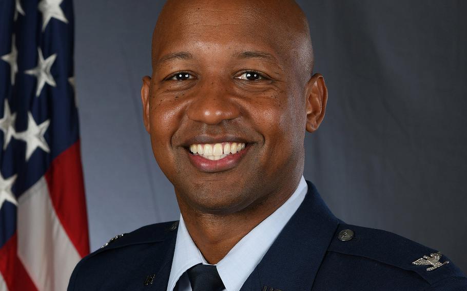 An official portrait of Col. Jaron Roux, the commander of the 437th Airlift Wing at Joint Base Charleston, S.C. Roux was fired April 1, 2021 following an investigation into allegations he engaged in unprofessional relationships and fraternization.