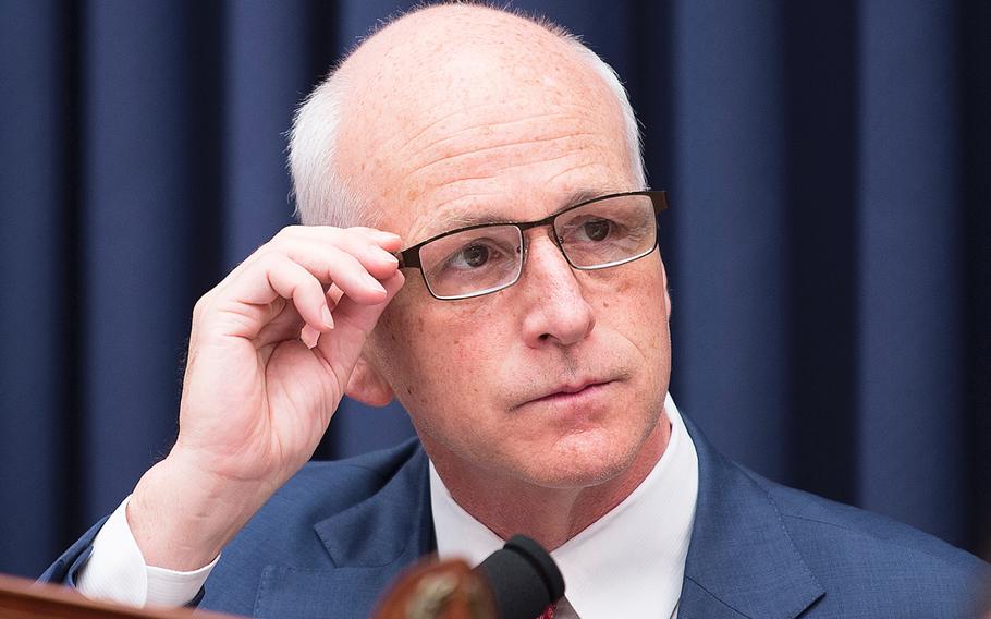 Chaiman of the House Armed Services Committee Rep. Adam Smith, D-Wash., attends a hearing on Capitol Hill in Washington on March 10, 2020. At an event about the future of defense spending hosted by the Ronald Reagan Institute on Tuesday, April 13, 2021, Smith said "the goals that [the National Defense Strategy] lays out are basically unachievable."