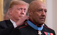 Retired Marine Corps Sgt. Maj. John L. Canley was awarded the Medal of Honor for his actions in the brutal Battle of Hue during the Vietnam War. President Donald Trump presented the medal on Wednesday, Oct. 17, 2018, the 300th in the Marine Corps’ history. 