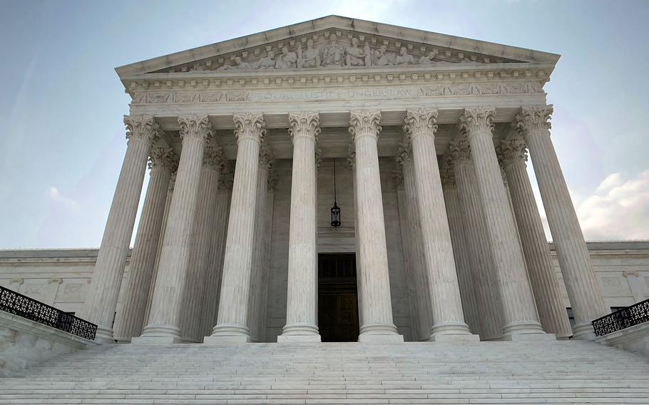 The U.S. Supreme Court building as seen on Sunday, July 11, 2021 in Washington, D.C. 
