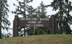 Front gate Joint Base Lewis-McChord