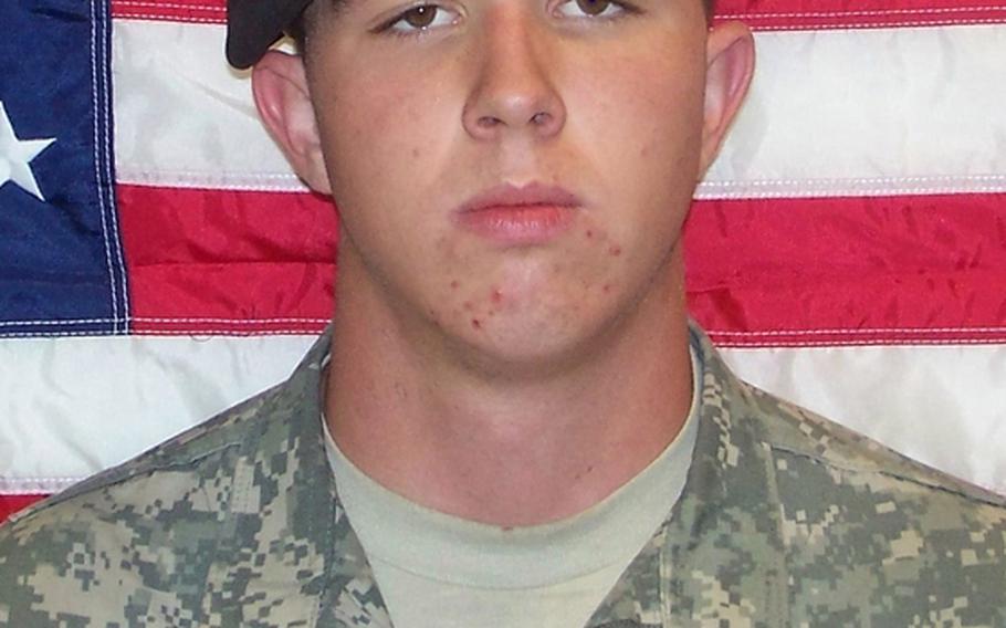 Pfc. Andrew Holmes. Charges: Conspiracy to commit premeditated murder; Conduct prejudicial to good order and discipline; Violating a lawful general order; Wrongfully using a controlled substance.