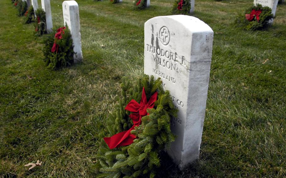 Wreaths Across America 2012 at Arlington National Cemetery.