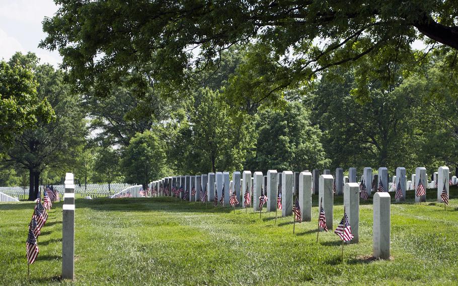 It was a simple but powerful gesture: One thousand soldiers placing the toe of a combat boot against the center of a headstone, then planting a flag at the heel. 