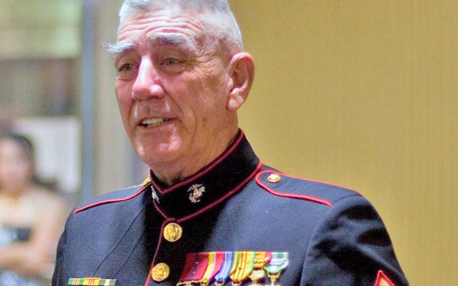 R. Lee Ermey, the Vietnam veteran famous for playing a hard-bitten Marine Corps drill instructor in the Academy Award-nominated film "Full Metal Jacket," died April 15, 2018, at age 74.