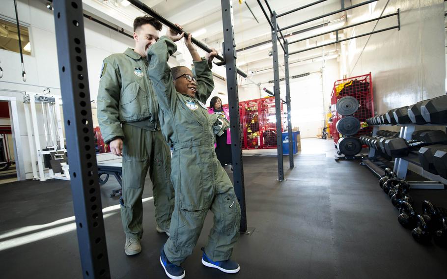 Je'Moni Ford and his family were hosted by the Air Force Academy's Cadet for a Day program, in partnership with the Make-A-Wish Foundation, Friday, March 15, 2019.
