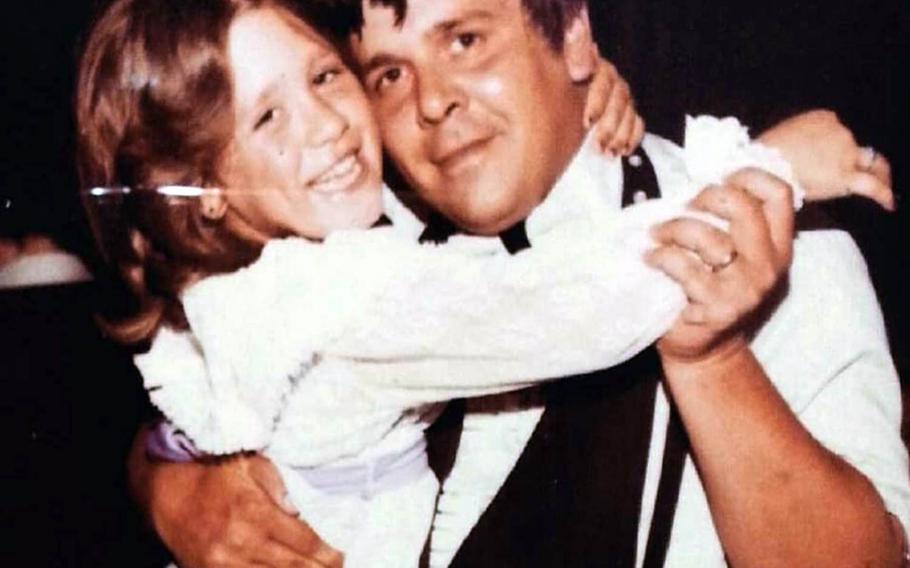 Ronald Choplinsky poses with daughter Sharon in the early 1980s.