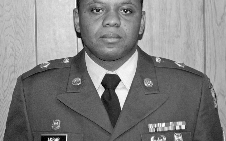 Sgt. Hasan Akbar is shown in an undated photo released by the U.S. Army, Aug. 25, 2004.