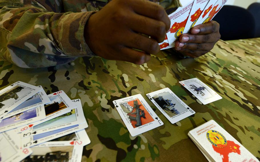 Worldwide equipment identification cards, released by Army Training and Doctrine Command, help soldiers recognize vehicles and weapons used by Russia, China and Iran.