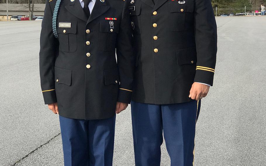 Despite his own health struggles following a deployment to Iraq, retired Army Reserve Capt. Le Roy Torres had no concerns about his son, Spc. Kenny Torres, enlisting in the Army. 