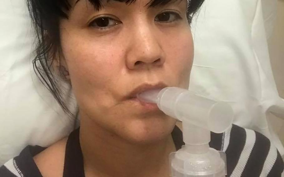 Melissa Godoy said she was diagnosed with her first lung infection in November 2018, just months after moving into an on-base house at Joint Base Lewis-McChord, Wash., that she said had mold in it. 