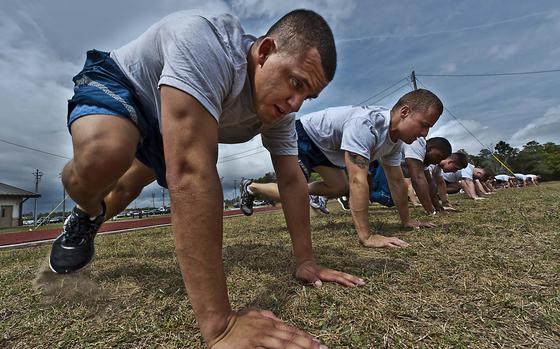 As the Air Force continues to review fitness assessment guidance for airmen, Materiel Command has decided to allow airmen to take up to three mock tests before their official PT test date, starting Jan. 20, 2020. If an airman passes the practice test, they can opt to have it counted as their official PT assessment. 

