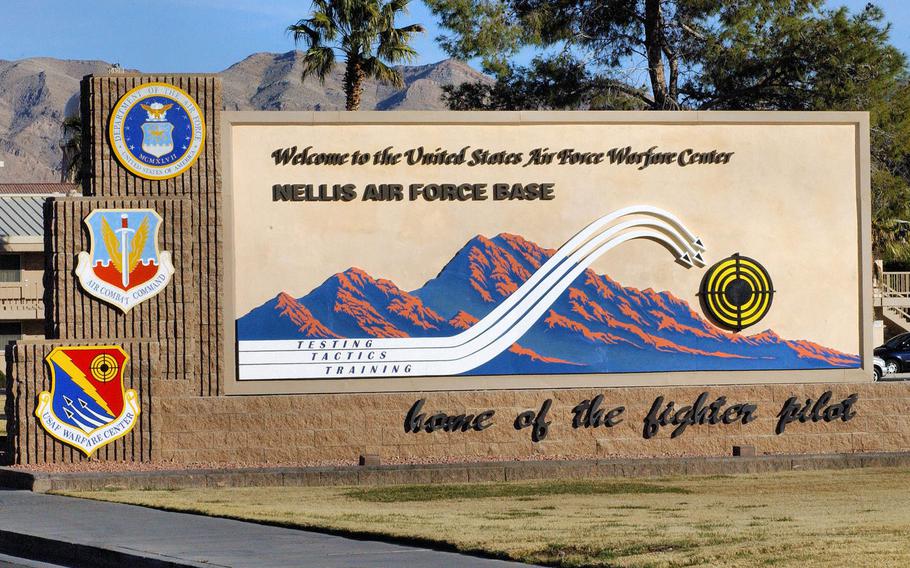 A U.S. Air Force captain was found dead Sunday, Jan. 19, 2020, of an apparent suicide after fleeing a court-martial hearing at Nellis Air Force Base in Las Vegas, Nev.