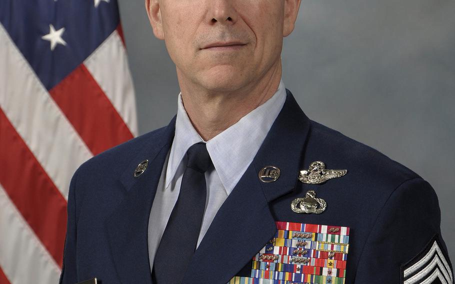 Chief Master Sgt. Roger Towberman was named as the first senior enlisted adviser of the Space Force, Feb. 13, 2020.