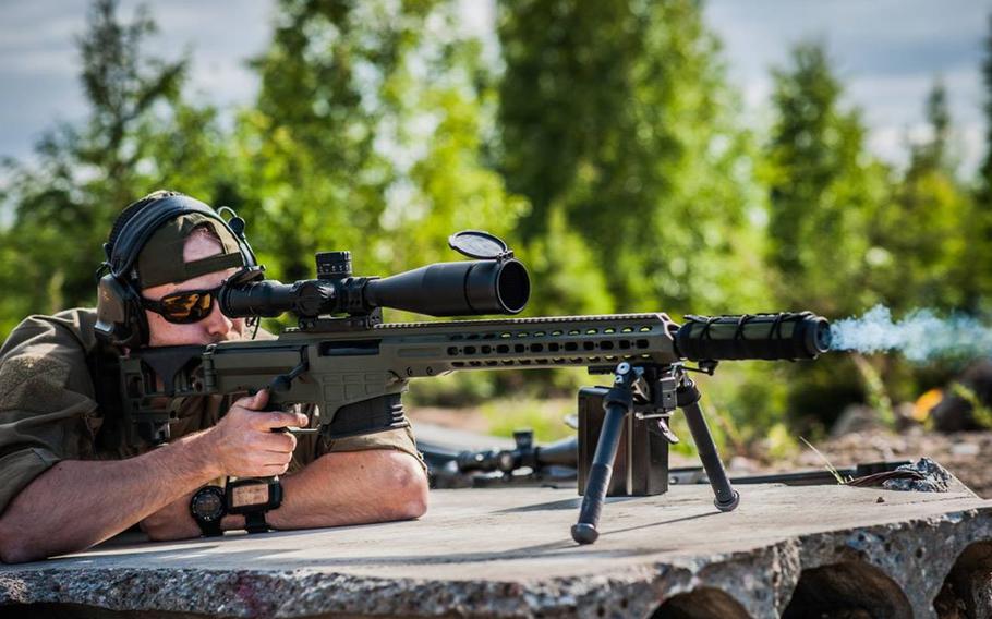The Army and Marine Corps have allocated funding in their 2021 budget requests for a new sniper rifle, the Barrett Firearms Multi-Role Adaptive Design, or MRAD. The rifle has a range of 1,500 meters.