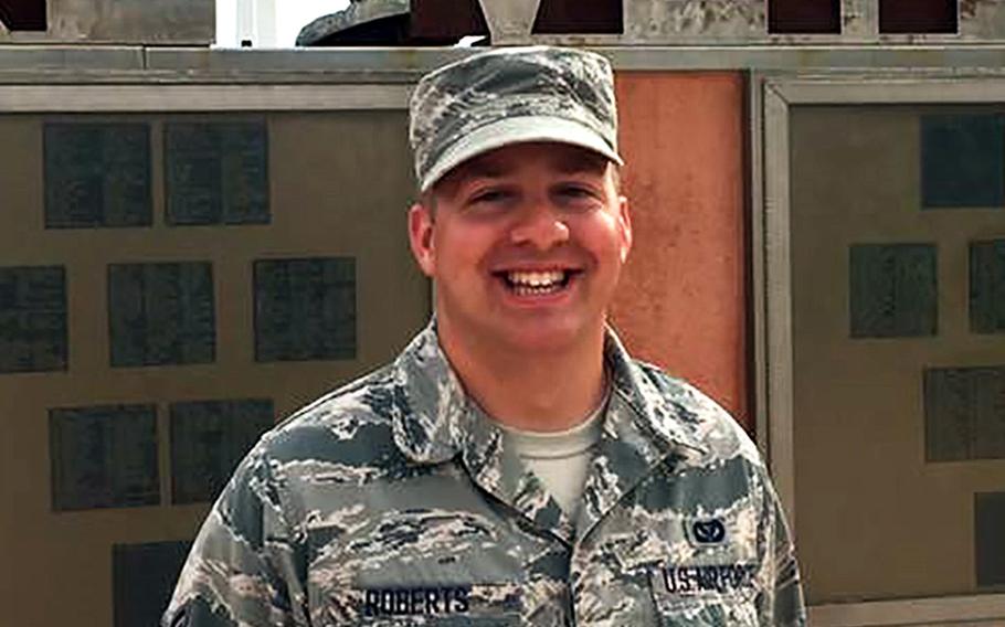 Oklahoma Air National Guardsman Staff Sgt. Marshal Roberts, 28, was killed March 11, 2020, during a rocket attack in Iraq. Roberts served with the 219th Engineering Installation Squadron, 138th Fighter Wing.