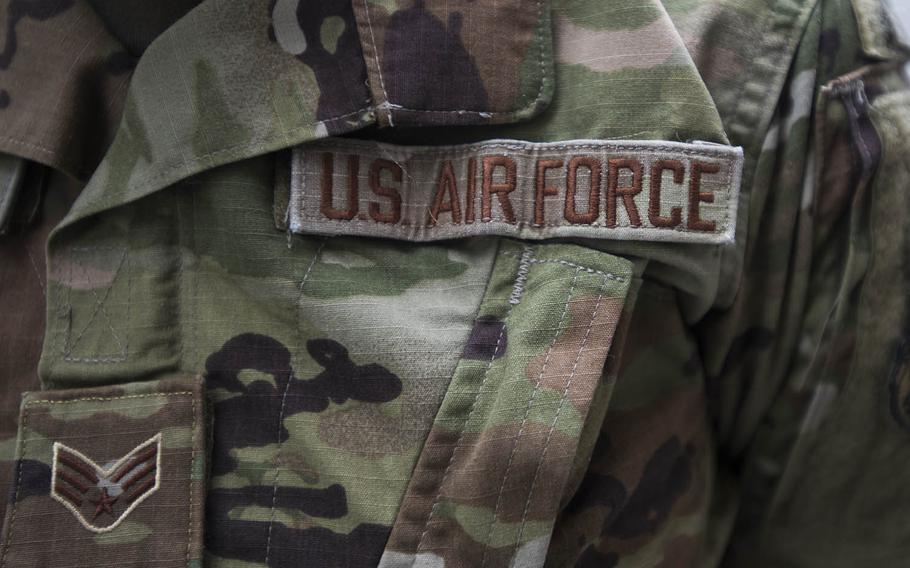 The Air Force is changing name and insignia tapes on uniforms to make them more visible.