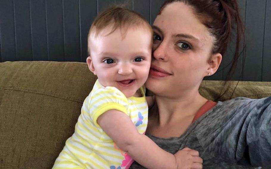 Anna Lobisch poses with daughter Abigail, who died in Honolulu, Feb.24, 2019.