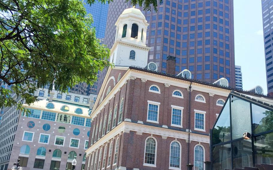 Boston's Faneuil Hall is located on the Freedom Trail and part of the city's big Faneuil Hall Marketplace mall complex. (Ellen Creager/Detroit Free Press/TNS)