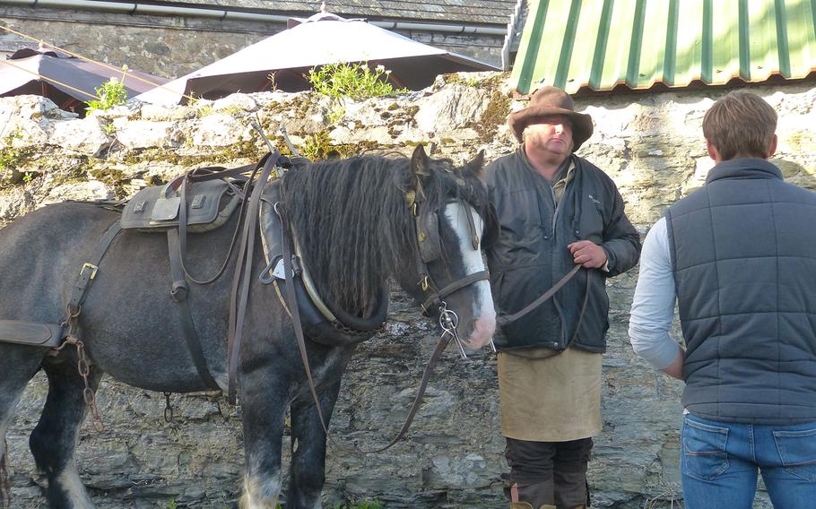 Horses for the filming of "Poldark" were provided by a stable on Bodmin Moor.