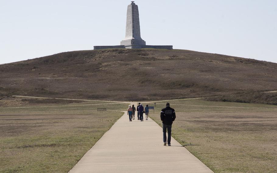 The Wright Brothers National Memorial in Kitty Hawk, N.C.