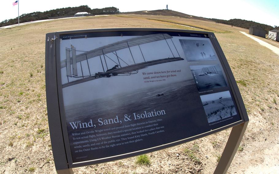 The Wright Brothers National Memorial in Kitty Hawk, N.C.