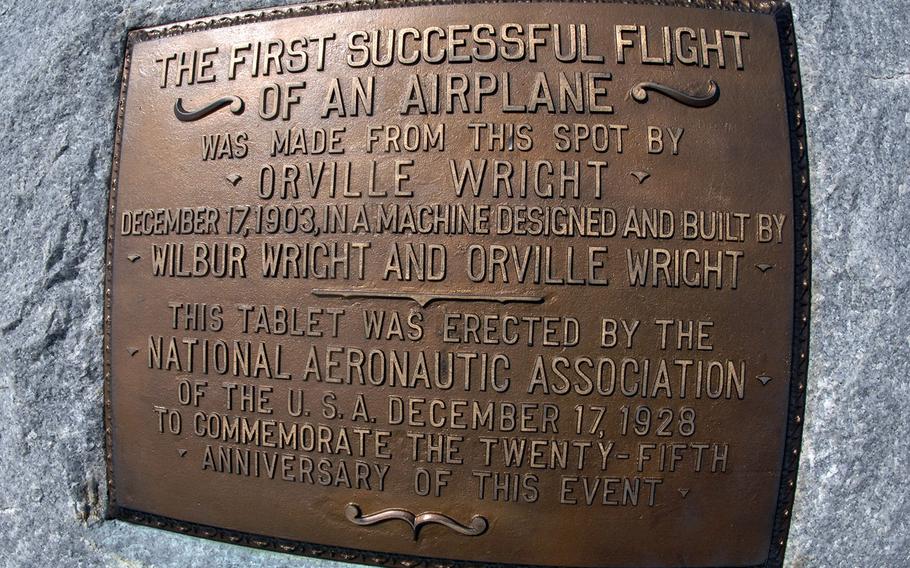 The Wright Brothers National Memorial in Kitty Hawk, N.C.