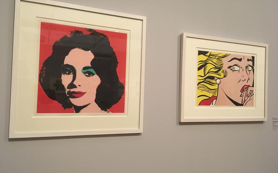 Roy Lichtensteinís ''Crying Girl'' and Andy Warhol's portrait of Elizabeth Taylor are among the featured works at the Stuttgart Staatsgalerie's exhibition on American graphic artists. 


