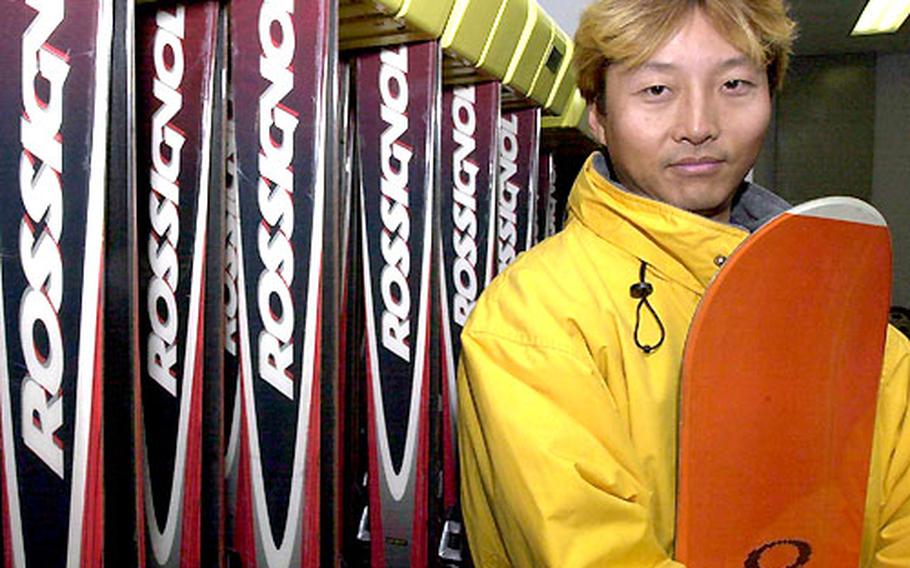 Satoshi Oka, a recreation specialist at Yokota Air Base's Outdoor Recreation.