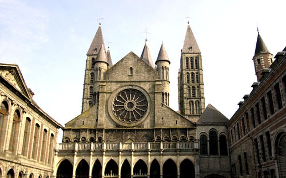 The Notre-Dame cathedral in Tournai, Belgium, was consecrated in 1175.