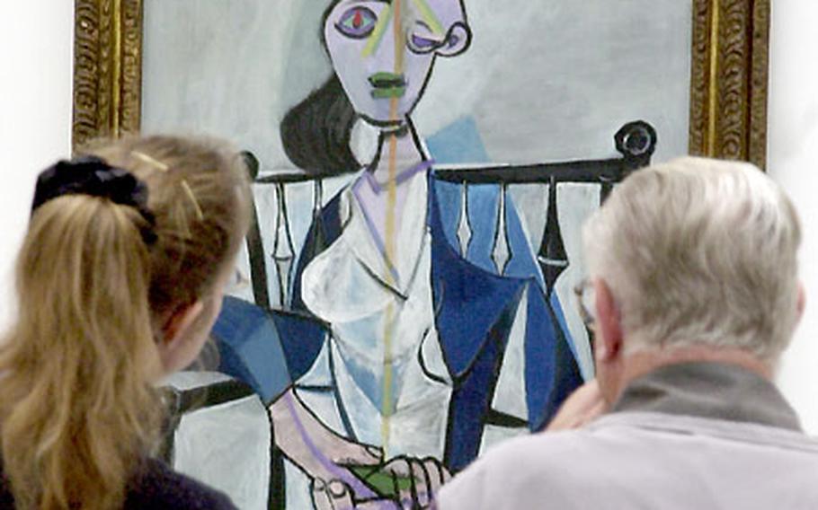 Contemplating Pablo Picasso’s “Seated Woman.”