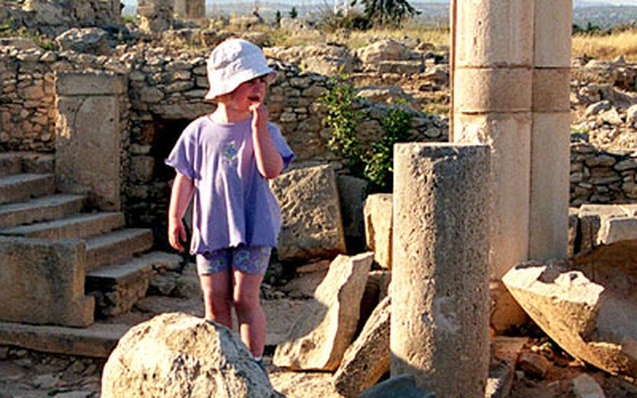 At the Sanctuary of Apollo Ylatis near Kourion.