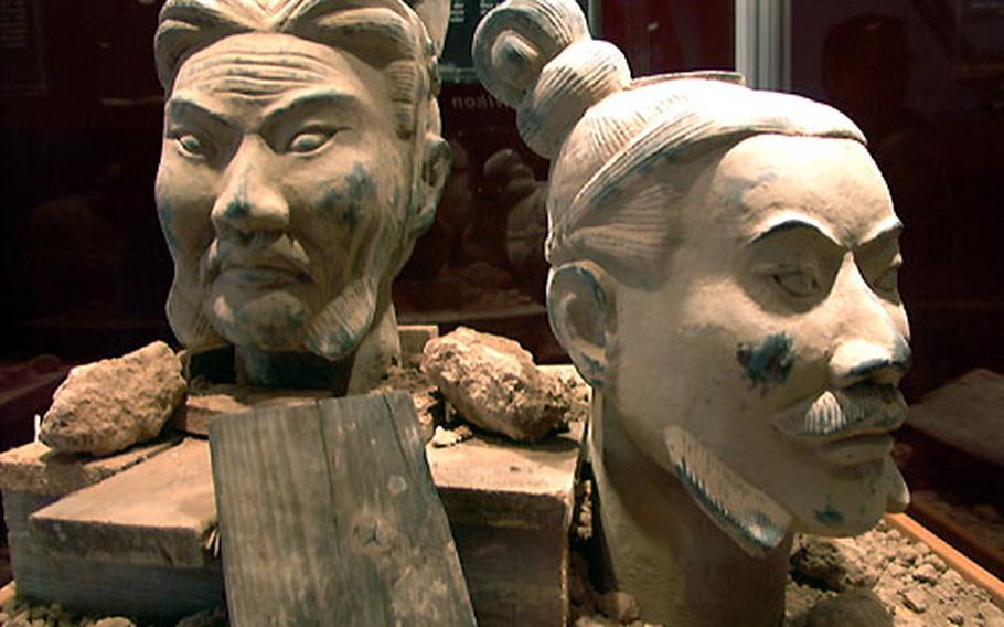 The faces of each soldier in Emperor Qin Shi Huang’s army is unique, suggesting the differing personalities of the ancient warriors.