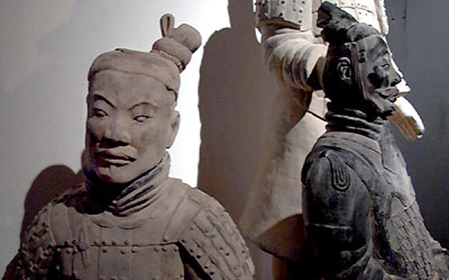 Want a life-sized replica of China’s famous terra cotta warriors? At the exhibit gift shop, you can buy one. Be prepared to pay up to $3,000.