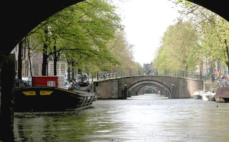 The boat ride in Amsterdam offered views like this.