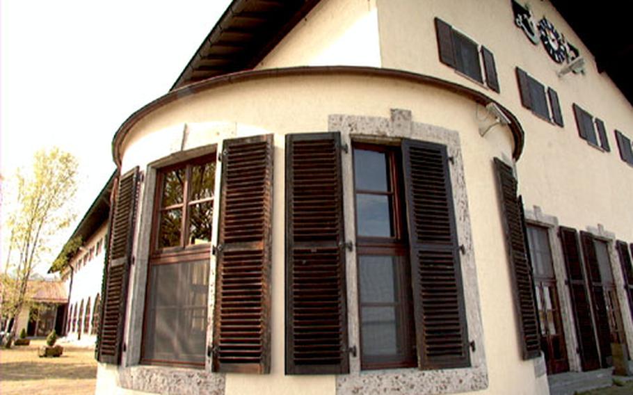 The AFRC Chiemsee Lake Hotel boasts interesting architecture, such as this round room which is part of the hotel lounge.